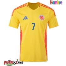 Camiseta Colombia Luis Diaz #7 Primera Equipación Copa America 2024 manga corta